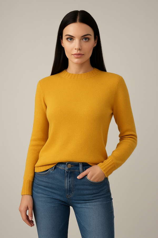 Maglione cashmere girocollo DONNA - CasaDelCashmere