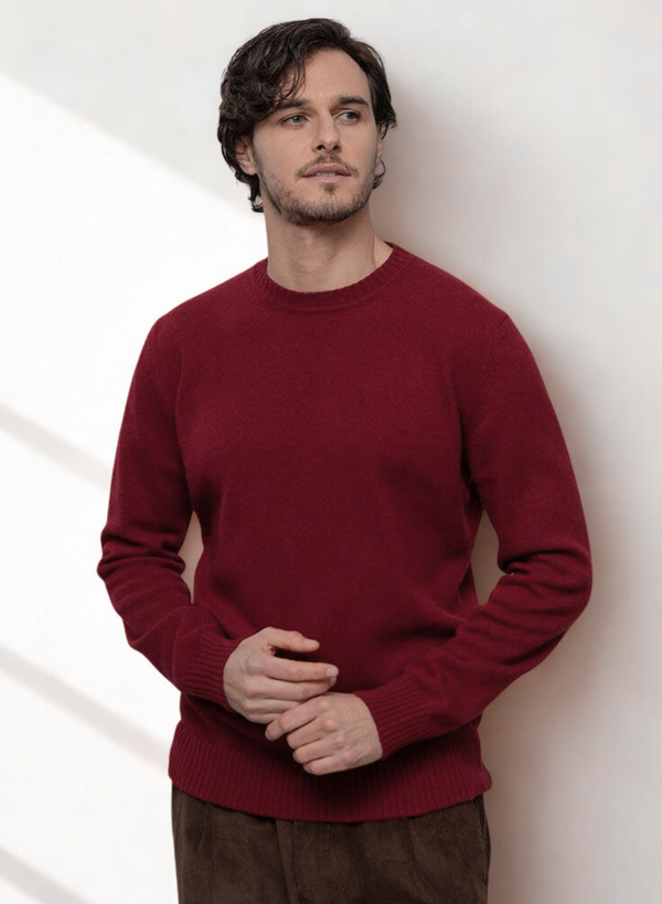 Maglione Girocollo Cashmere UOMO - CasaDelCashmere